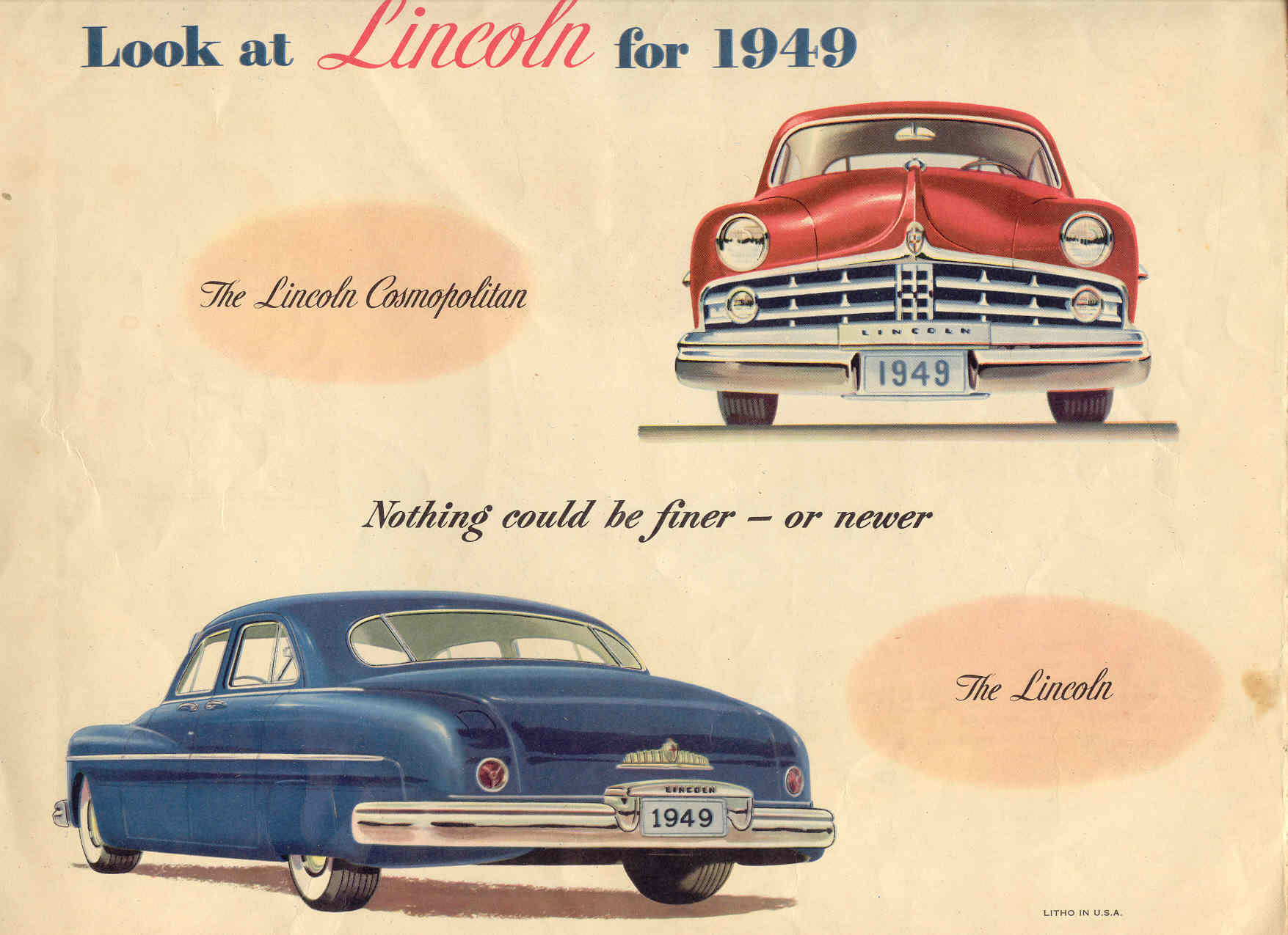 1949 Lincoln Brochure Page 3